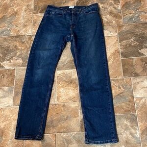 True Craft Men's Straight Jeans in Deep Blue